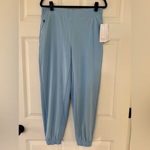 NWT Athleta Brooklyn Lined Jogger pant in Heron Blue